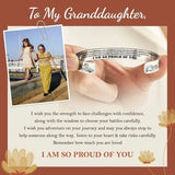 To My Granddaughter, I Am So Proud of You Bracelet - BGCOPPER
