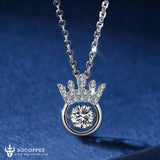 S925 Crown Dance Necklace - BGCOPPER