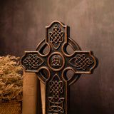 Celtic Cross Wood carving - BGCOPPER