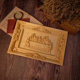 Limited: Southern European boxwood Jesus Last Supper - Religious Vatican Christian Wall Art Sculpture - BGCOPPER