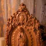 2023 New Religious gift with rich details of the wooden statue of Our Lady of Guadalupe - BGCOPPER