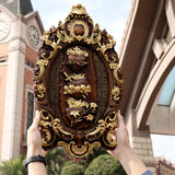 Three Sacred Hearts of the Holy Family | Solid Wood Carving Gift - BGCOPPER