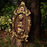 Three Sacred Hearts of the Holy Family | Solid Wood Carving Gift - BGCOPPER