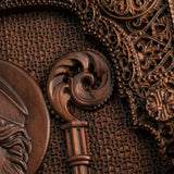 Bgcopper Saint Patrick Wood Carved Icon Religious Gift Wall Hanging Art Work - BGCOPPER