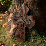 American Eagle Wooden Cross - God Bless America - BGCOPPER