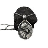 Pure Tin Crusicfied Jesus face Rays of hope Power Medallion Necklace - BGCOPPER