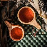 Natural Wood Portable Outdoor Camp Mug Tea Coffee Beer Mug - BGCOPPER