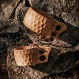 Natural Wood Portable Outdoor Camp Mug Tea Coffee Beer Mug - BGCOPPER