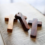 Handmade Wooden Pocket Crosses - BGCOPPER