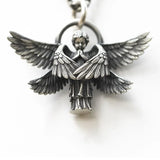 Seraphim Angel Pendant Necklace Angel Wings Amulet - BGCOPPER