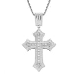 Luxury CZ Stone Cross Necklace - BGCOPPER
