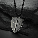 Faith of God Shield Cross Necklace - BGCOPPER