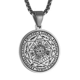 Vintage Titanium Seven Archangel's Seal Pendant - Amulet against evil eyes, curses, spells - BGCOPPER