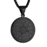 Vintage Titanium Seven Archangel's Seal Pendant - Amulet against evil eyes, curses, spells - BGCOPPER