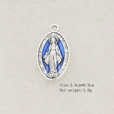 Miraculous Medal Necklace Enamel Jewelry - with free chain - BGCOPPER