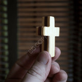 Handmade Wooden Pocket Crosses - BGCOPPER
