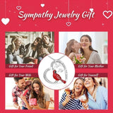 Cardinal Heart Pendant Necklace - BGCOPPER