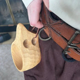 Natural Wood Portable Outdoor Camp Mug Tea Coffee Beer Mug - BGCOPPER