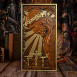 Plaque commemorating Good Friday, remembering the meaning of Jesus' crucifixion - BGCOPPER