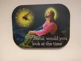 Wall Clock Jesus, would you look at the time - novelty vicar gift - BGCOPPER