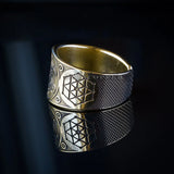 Archangel Metatron Life Angel Seal Adjustable Ring Solomon Kabbalah Amulet - BGCOPPER