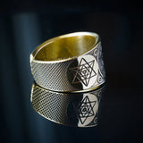 Archangel Metatron Life Angel Seal Adjustable Ring Solomon Kabbalah Amulet - BGCOPPER