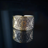 Archangel Metatron Life Angel Seal Adjustable Ring Solomon Kabbalah Amulet - BGCOPPER