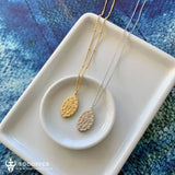 Double-sided embossed Virgin Mary oval pendant - BGCOPPER