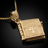 Holy Bible Book Necklace Religious gift - BGCOPPER