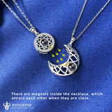 Sun&Moon 100 Languages I Love You Projection BFF Couples Necklaces - BGCOPPER