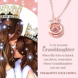 To My Granddaughter👧 | S925 Straighten Your Crown Necklace💕 - BGCOPPER