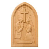 Hand-Carved Beechwood Christian Marriage Prayer Plaque – Personalized Wedding & Anniversary Gift