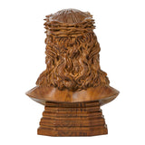 Boxwood Jesus Crown with Thorns Half-Length Desktop Ornament