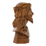 Boxwood Jesus Crown with Thorns Half-Length Desktop Ornament