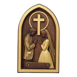 Hand-Carved Beechwood Christian Marriage Prayer Plaque – Personalized Wedding & Anniversary Gift