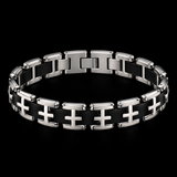 Men's Stainless Steel Cross Bracelet – Christian Faith Jewelry | Silver & Gold-Tone Options