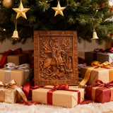 St. George the Victorious Hand-Carved Wood Icon – A Symbol of Courage & Faith