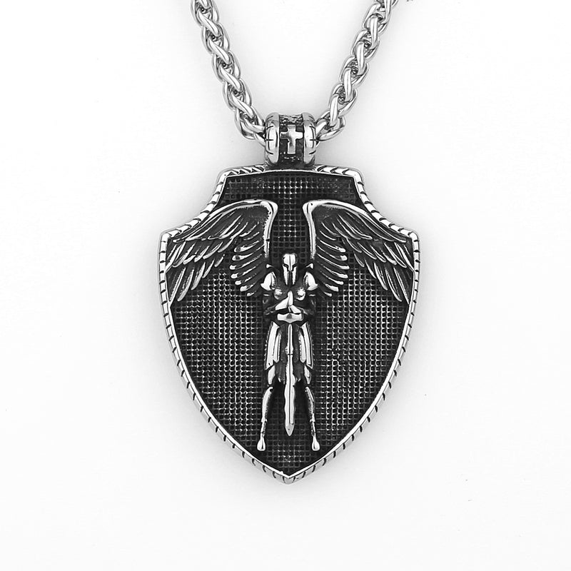St.Michael's Archangel Necklace. Paratrooper Police Military Paramedic Grocers Mariners and military personnel Patron Saint Amulet