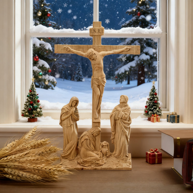 New Product Jesus crucifixion scene ornaments