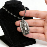 Our Lady of Guadalupe S925k Silver Necklace