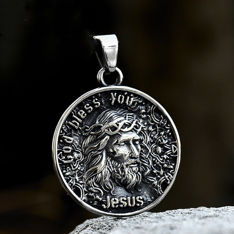 Stainless Steel Jesus Holy Crown of Thorns