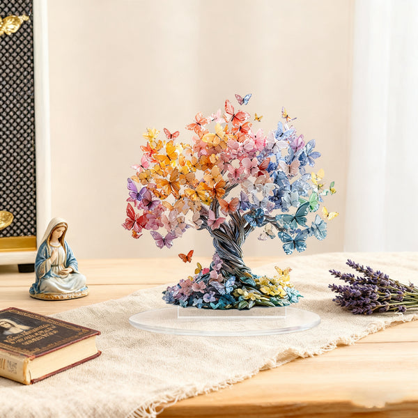 Crystal Butterfly Tree of Life | Exclusive Spiritual Decor for Christian Independent Sites