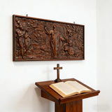 Creation of the World Wood Art: A Sacred Narrative in Warm Beechwood