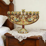 Enamel Hanukkah Menorah