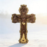 A Sacred Presence for Your Home: Hand-Carved Orthodox Cross