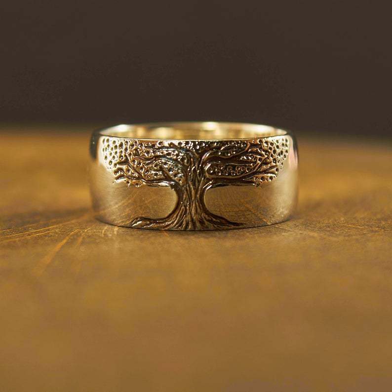 Antique Tree of Life Rings—Protective and Lucky Celtic Talisman Jewelry
