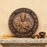 St. Francis of Assisi Patron Saint of Animals Religious Icon - Natural Wood Wall Decoration Hanging Souvenir