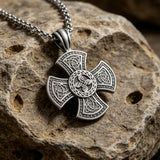 Vintage Celtic Knot Cross Necklace – Heritage, Eternity & Sacred Protection