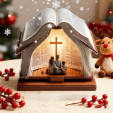 Holy Family Bible Acrylic Decor: A Christian Symbol of Faith & Family