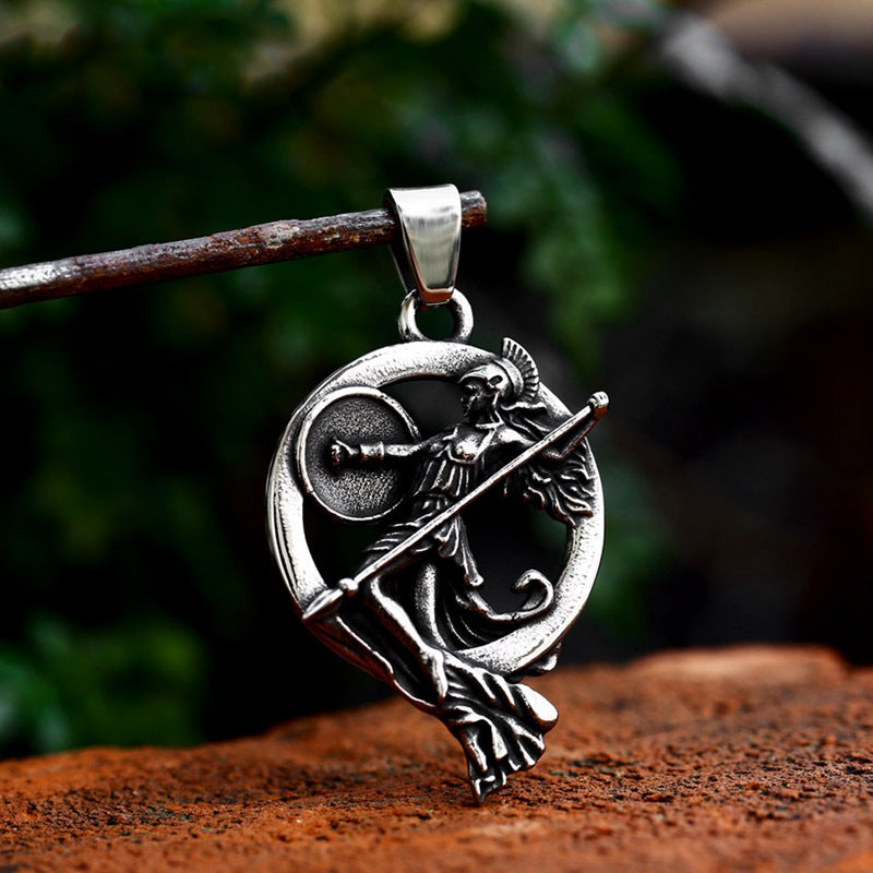 Stainless Steel Spartan Warrior Necklace